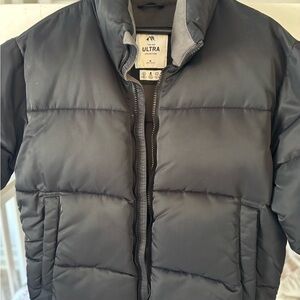 Abercrombie & Fitch Men's Black Puffer Jacket